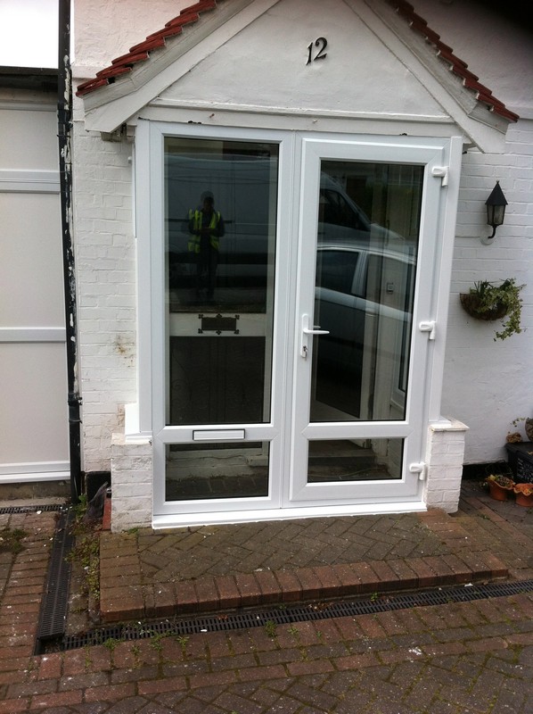 uPVC French doors fitted as front entrance in Gerrards Cross